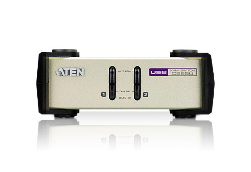 Aten CS82U-AT Destop KVM 2-port chuẩn USB - Hàng chính hãng