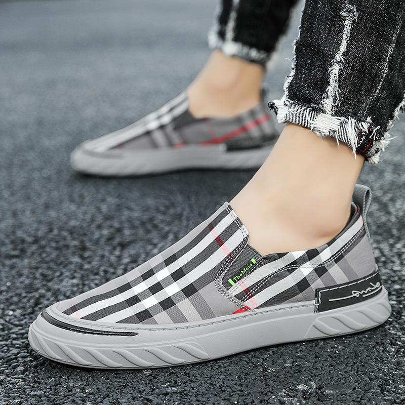 Giày lười nam - Slip on nam vải Vải polyester 3 màu - NEW 2022