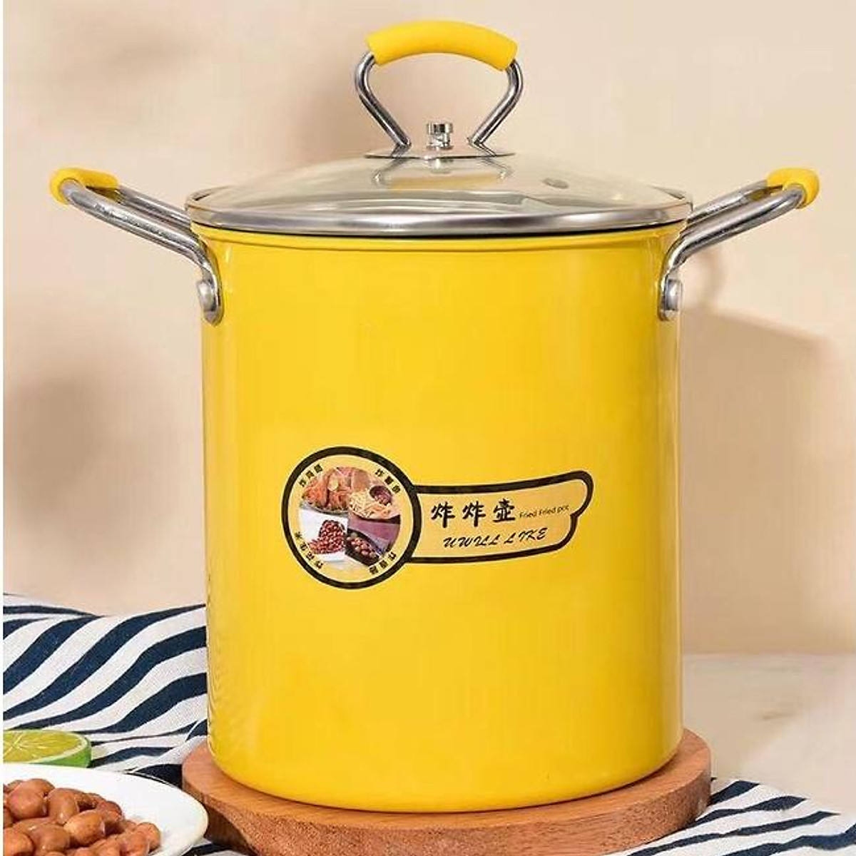 Nồi chiên ngập dầu mini vịt vàng 18cm - Nhà Mỵ SHop