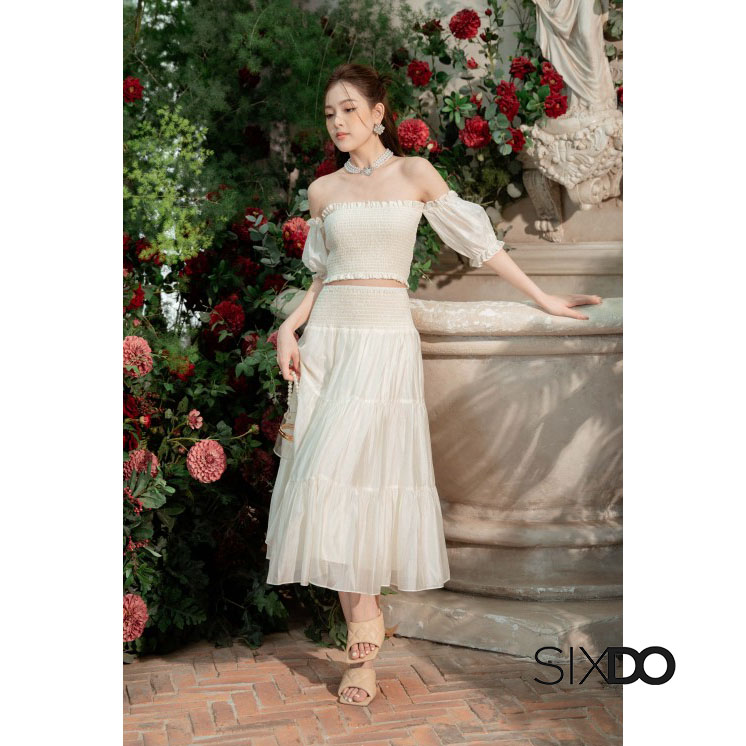 Chân váy to bo chun cạp cao thời trang SIXDO