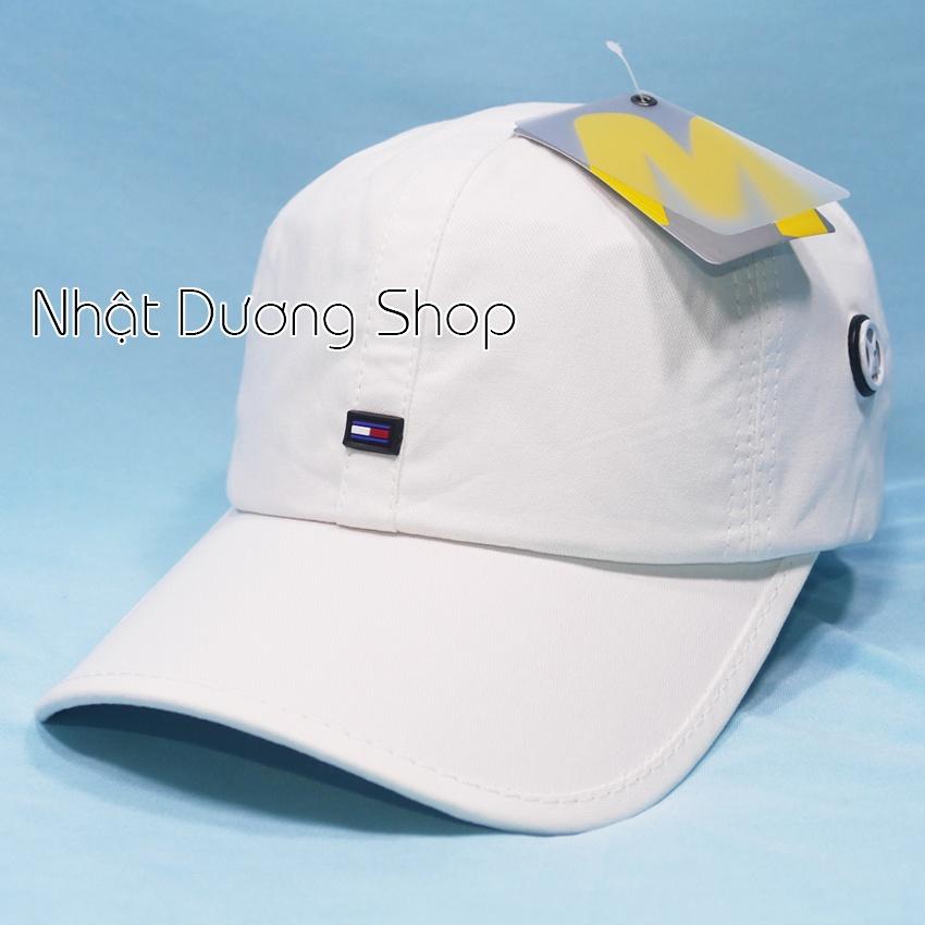 Mũ Lưỡi Trai không có nút trên đỉnh đầu, Nón kết nam thêu mặt da phía trước và thêu chữ phía sau đuôi
