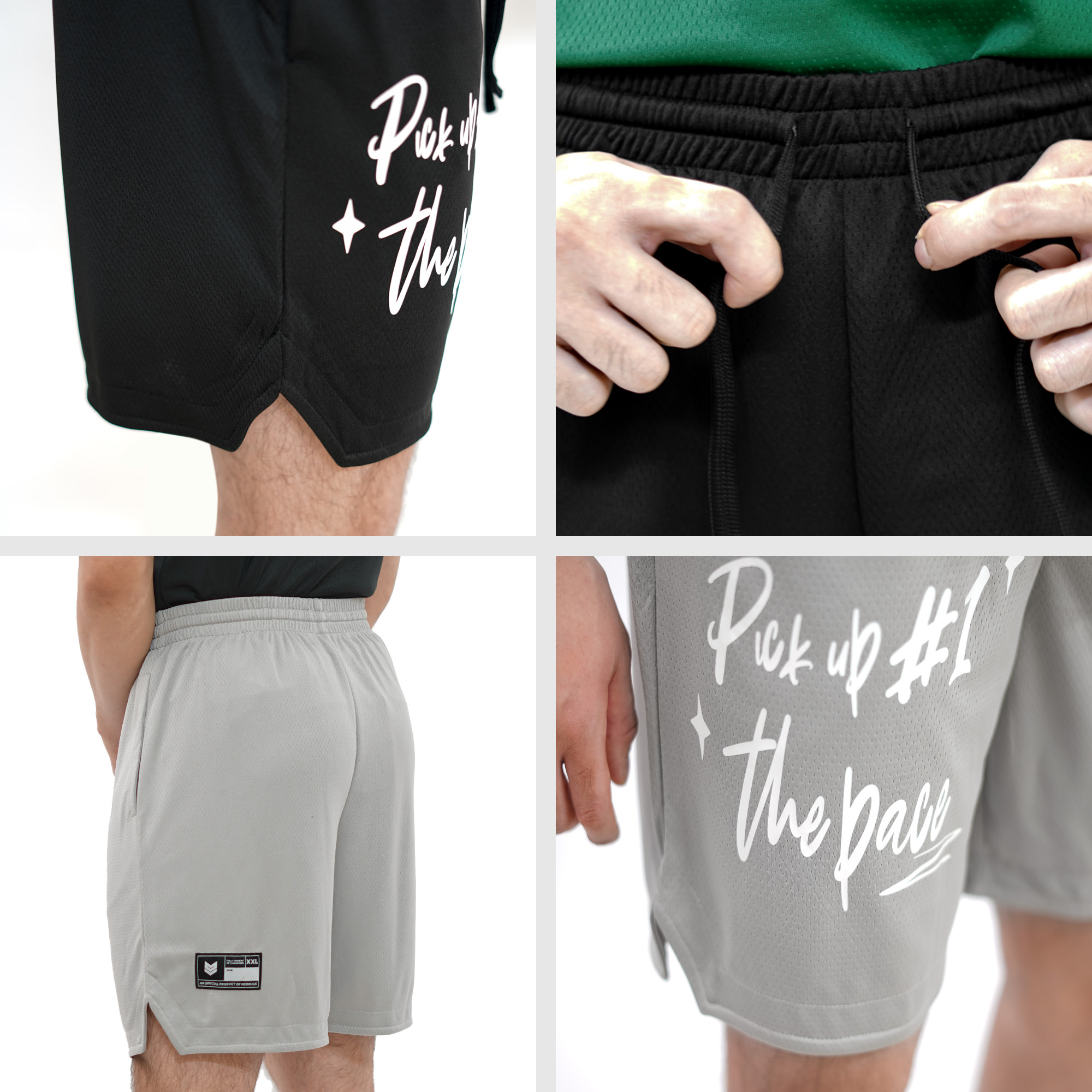 Quần short đùi thể thao Redikick Pick Up The Pace Bóng Rổ Pickle ball Gym Chạy Bộ Bóng Đá Tennis