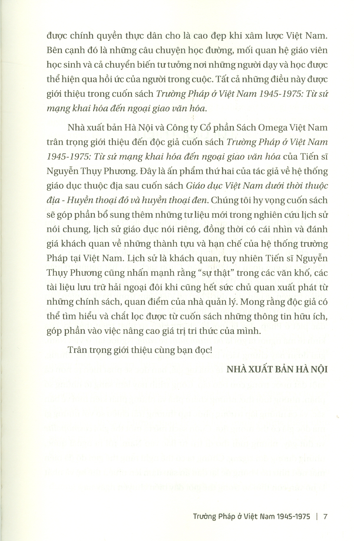 Trường Pháp Ở Việt Nam 1945-1975: Từ Sứ Mệnh Khai Hóa Đến Ngoại Giao Văn Hóa