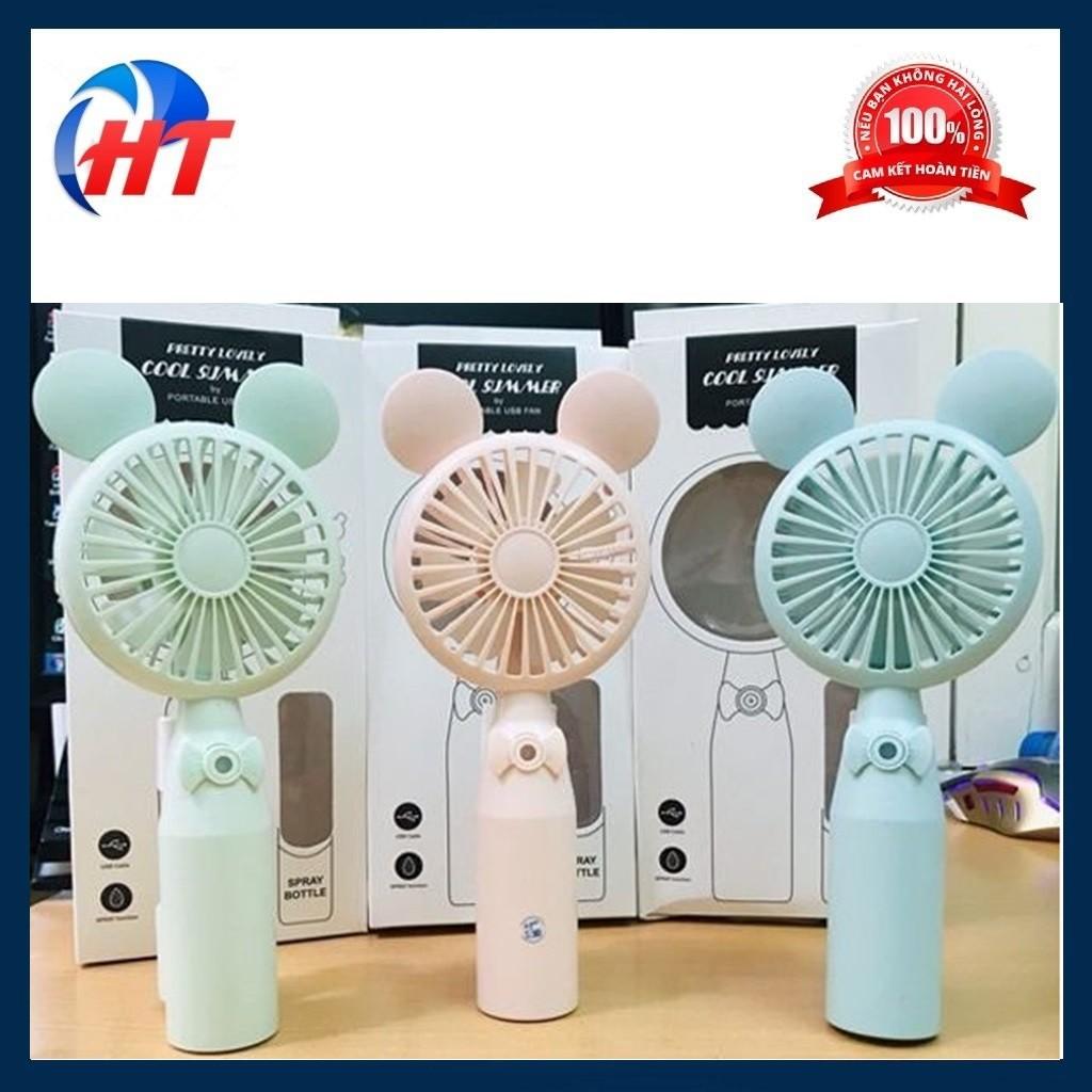 Quạt Phun Sương Mini Hình kute dễ thương Sạc Điện (ảnh shop chụp