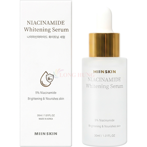 Tinh chất sáng da MIINSKIN 5% Niacinamide Whitening Serum (30ml) - Hàng chính hãng