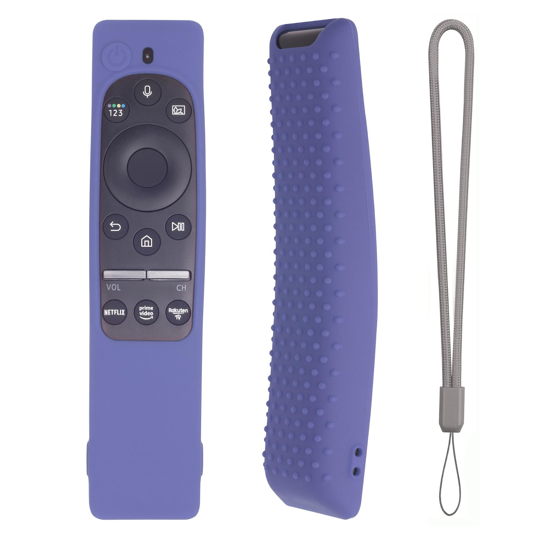 Vỏ chống dấu vân tay cho Samsung Smart TV điều khiển từ xa bảo vệ Silicone BN59 Sê-ri Full-Pack Shockproof Soft Shell