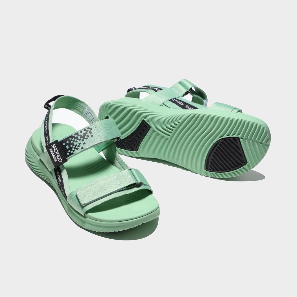 Giày Sandals Shondo Unisex F7 Continew Full Xanh Mint F7N4242