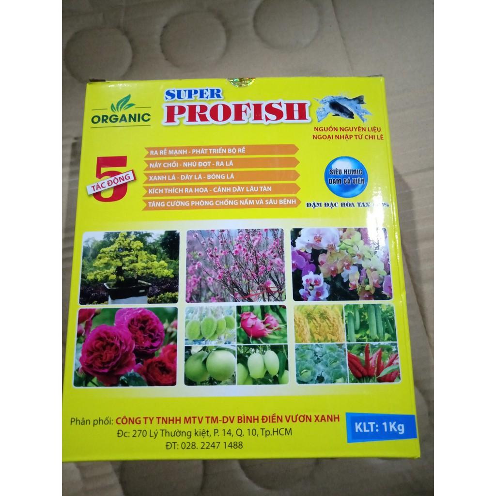 Phân Đạm Cá Dạng Viên Super ProFish gói 1kg