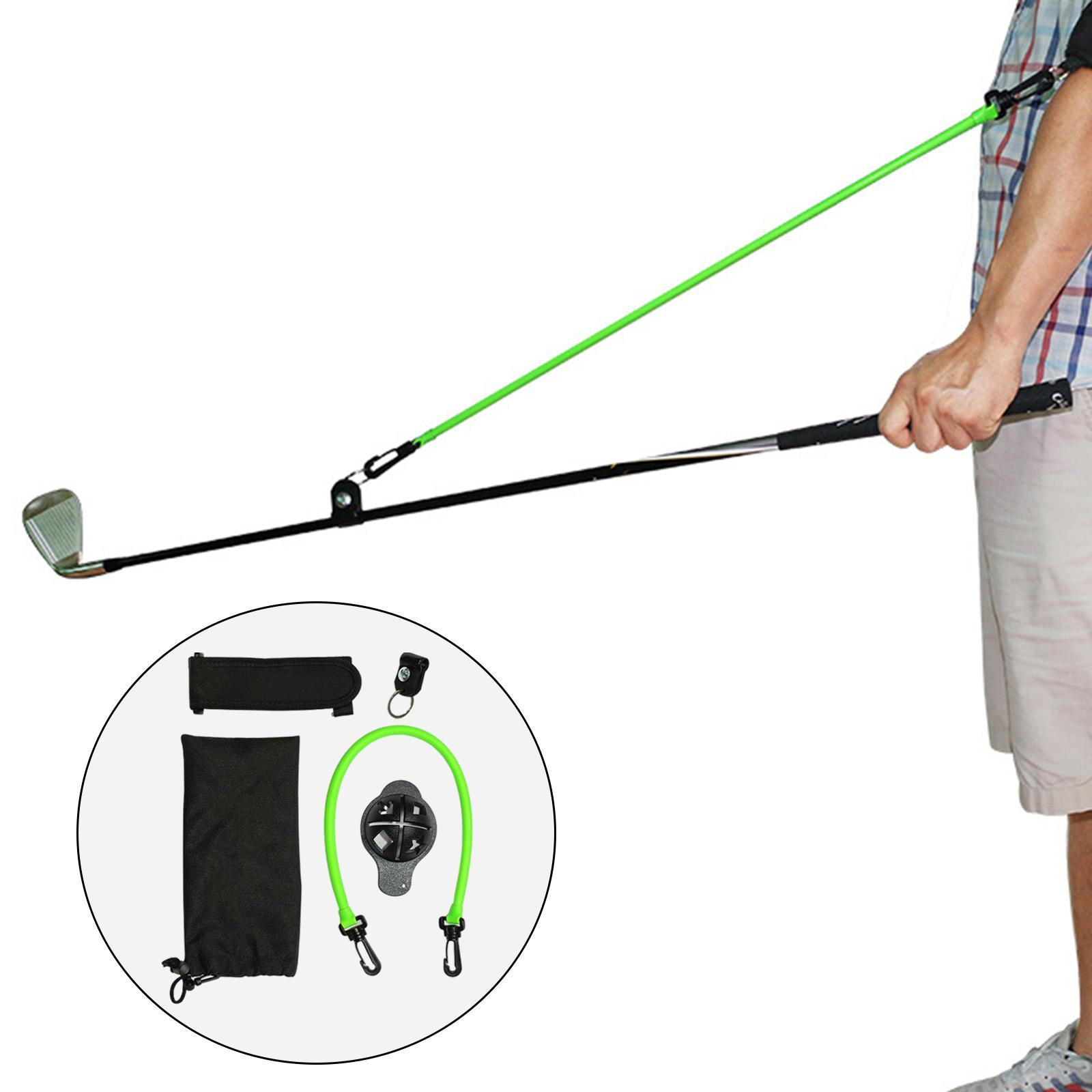 Golf Swing Trainer Training Aid Posture Elastic Resistance Rope for Indoor Outdoor