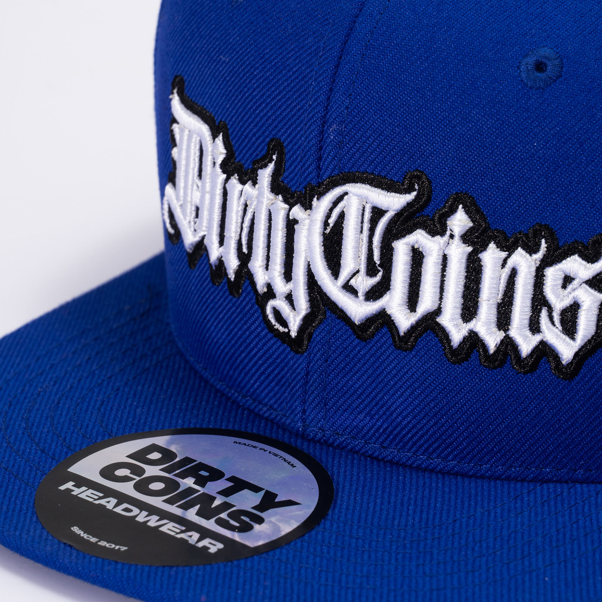 Nón DirtyCoins Gothic Logo Snapback Hat - Blue