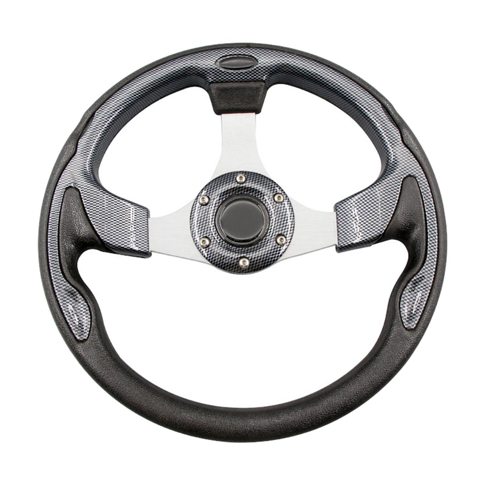 Golf Cart Steering Wheel Carbon Fiber 11” ID Golf Cart Accessories Golf Cart Replacement