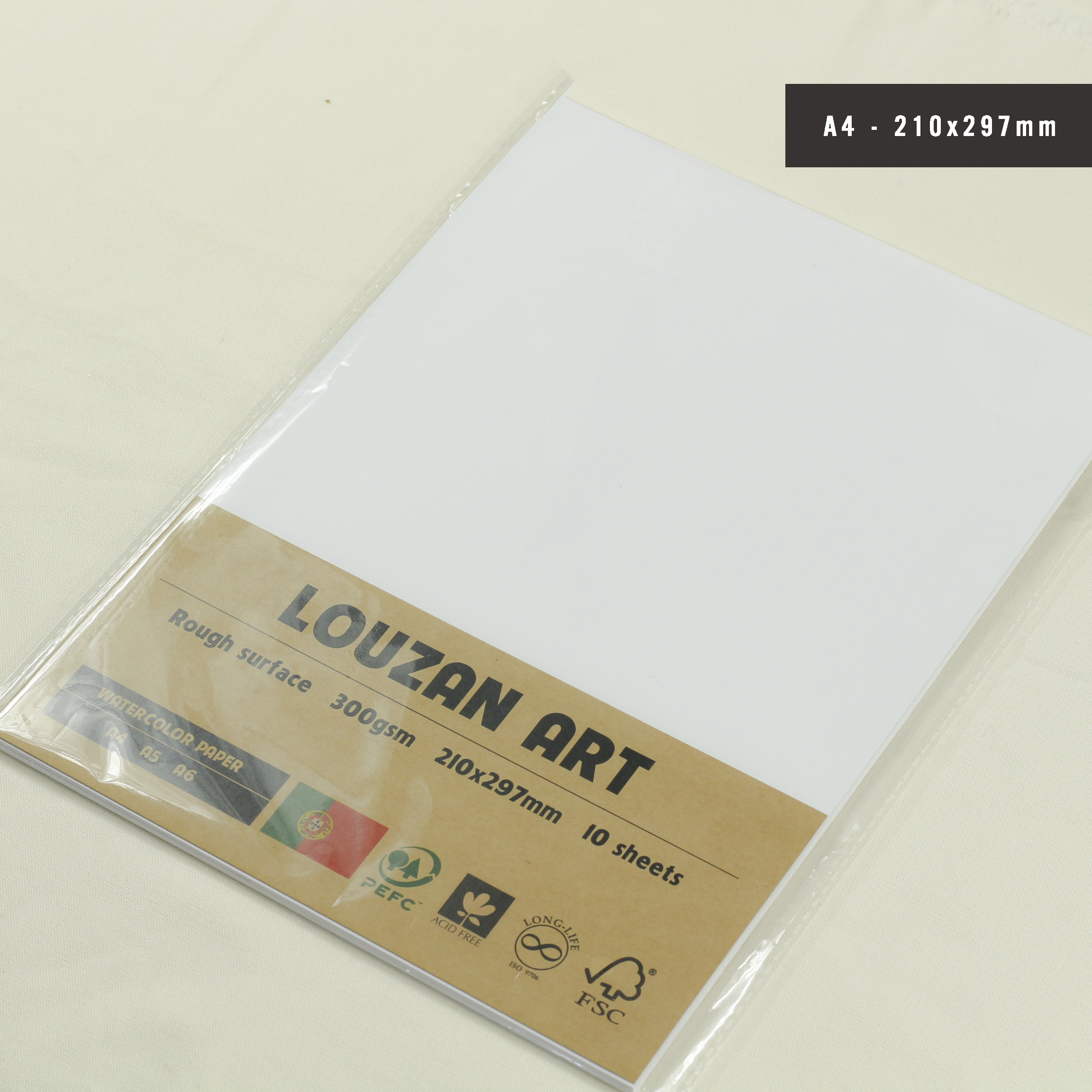 [STHM stationery] - Giấy vẽ màu nước - Canson 300gsm vân rough - Vẽ màu nước, marker touchliit