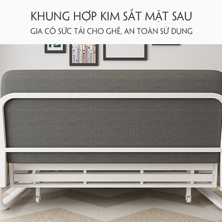 Giường sofa thông minh hà nội, giường gấp thông minh 2 trong 1 có ngăn chứa đồ