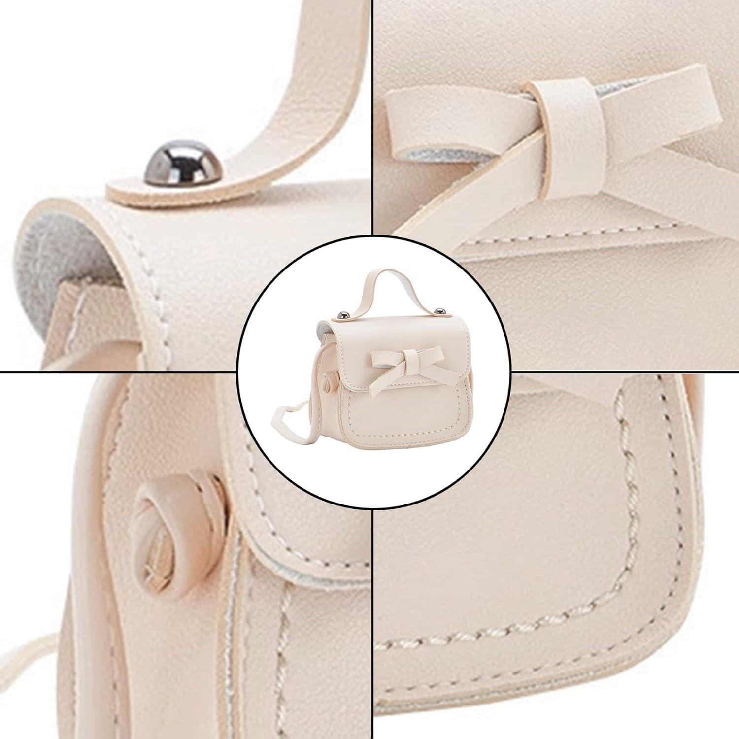 Túi công chúa mini dễ thương, túi xách nhỏ với nút thắt bướm, túi chéo mini chéo, để ăn mừng, mua sắm, nhiếp ảnh, biểu diễn