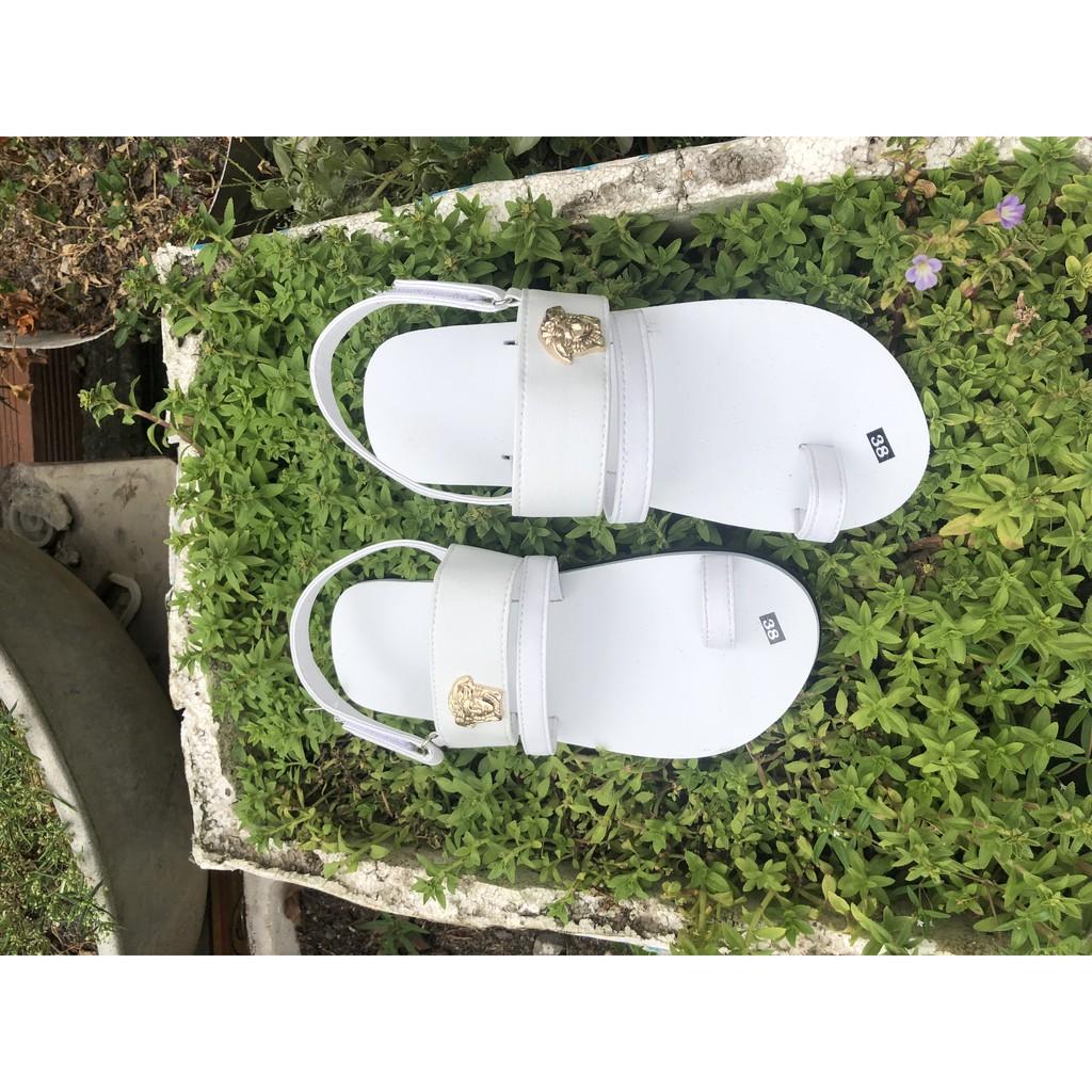 sandals nữ đế trắng quai trắng siae từ 35 đến 40 nữ khác size ib chọn thêm