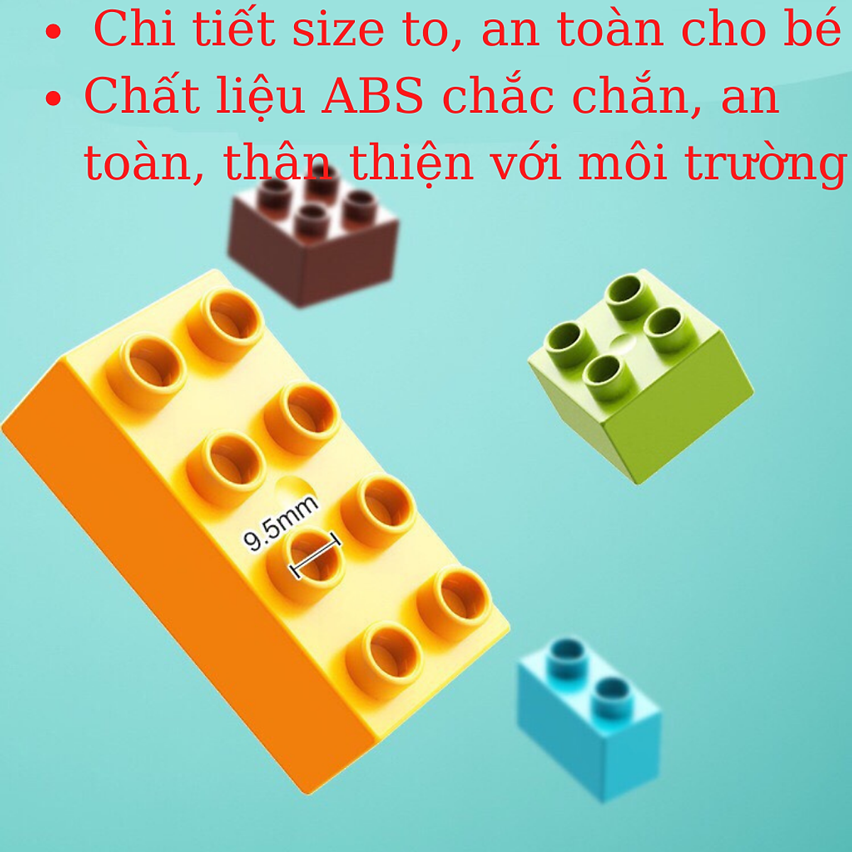 Đồ Chơi Xếp Hình Thế Giới Động Vật 102 Chi Tiết To Đùng Bằng Nhựa ABS An Toàn - Đồ Chơi Trẻ Em HT SYS - Đồ Chơi Lắp Ráp Các Con Vật Dễ Thương Cho Bé Phát Triển Tư Duy Sáng Tạo