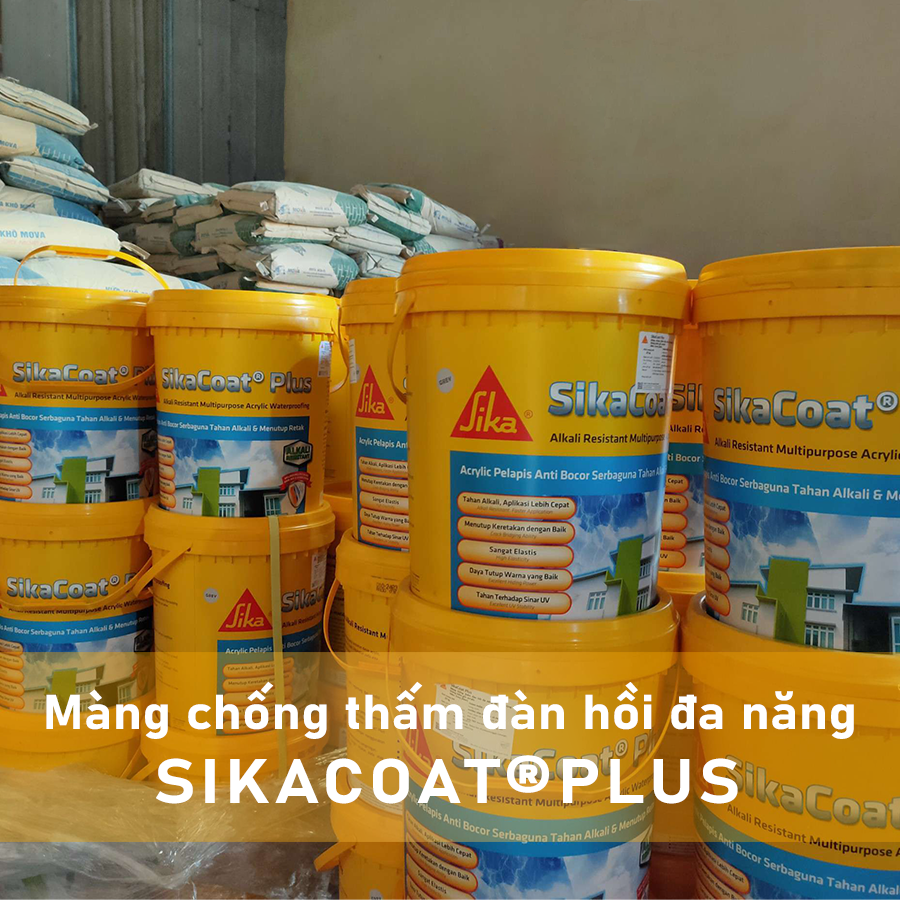 SikaCoat Plus - Màng chống thấm đàn hồi đa năng 20kg