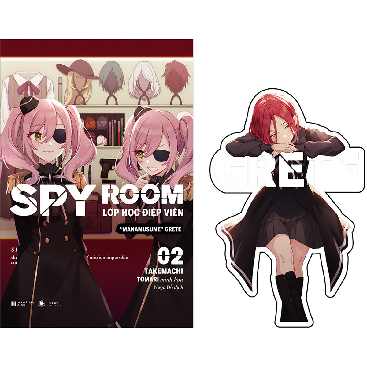 Sách - - Spy room – Lớp học điệp viên Tập 2: Manamusume Grete
