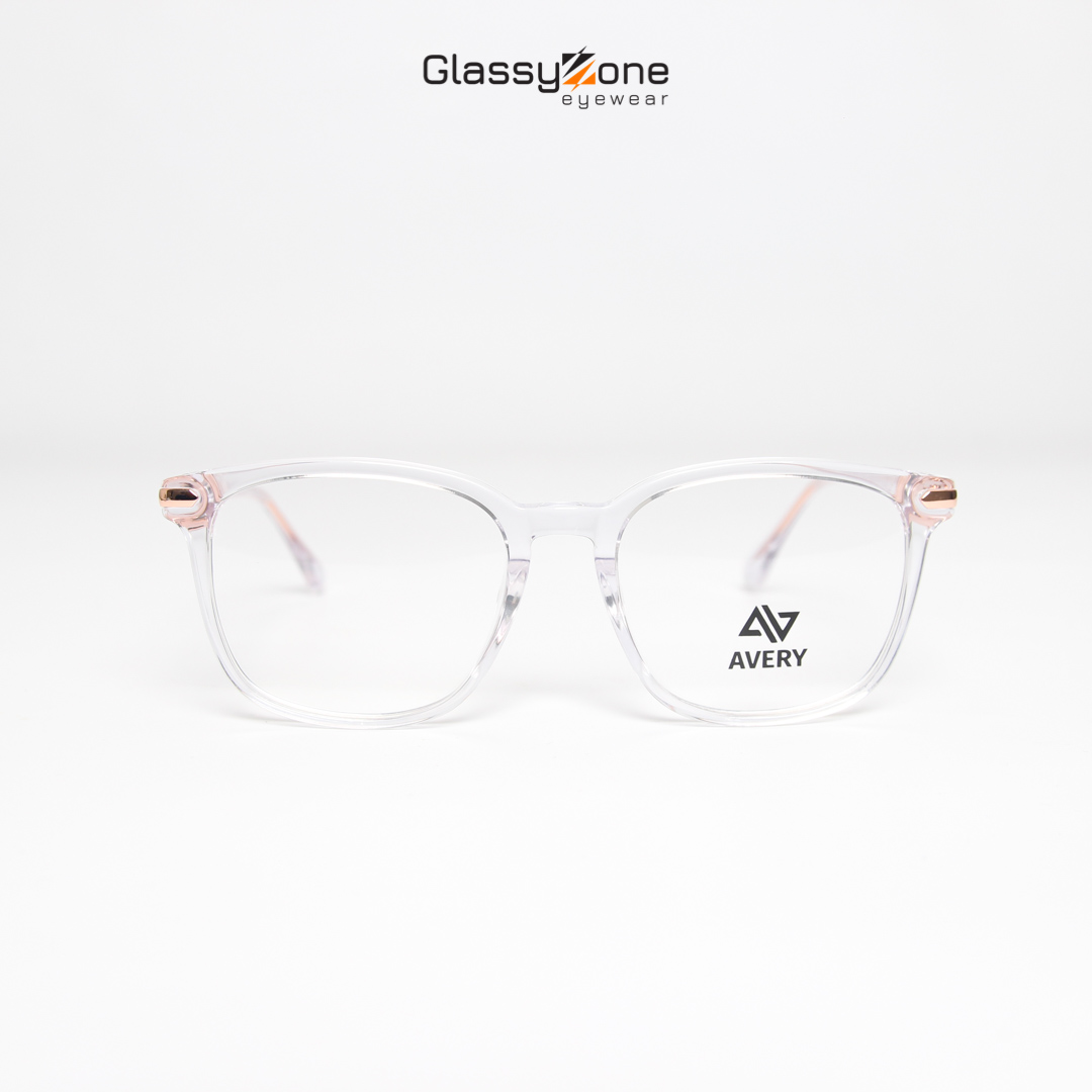 Gọng kính cận, Mắt kính giả cận Acetate Form vuông Nam Nữ Avery 14039 - GlassyZone