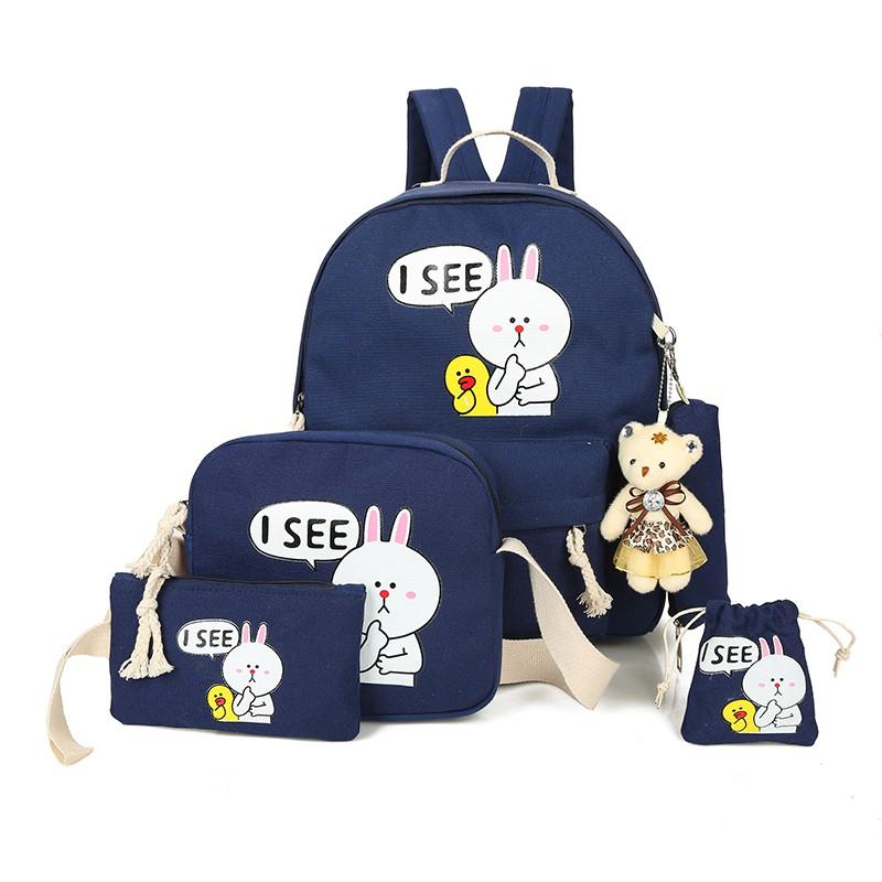 BỘ 5 MÓN BALO TÚI XÁCH THỎ CONY - HÀNG NHẬP CAO CẤP