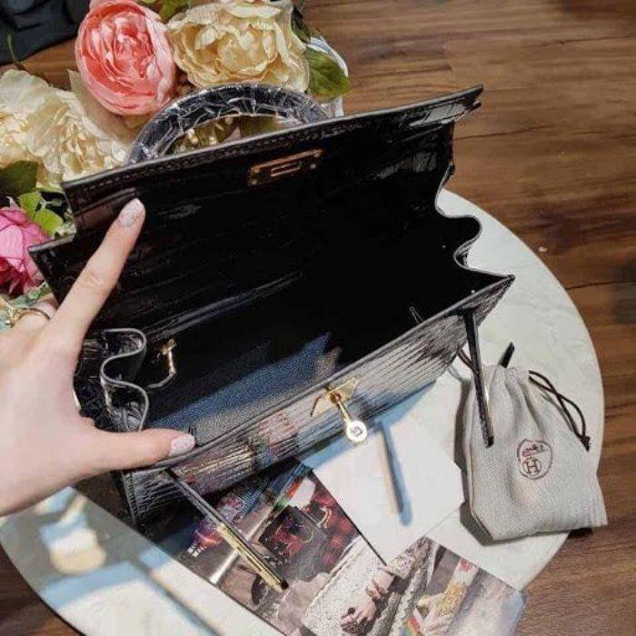 Túi Xách Nữ, Túi Đeo Chéo H.M da rắn cực xinh Hottrend phong cách Hàn Quốc hàng VNXK