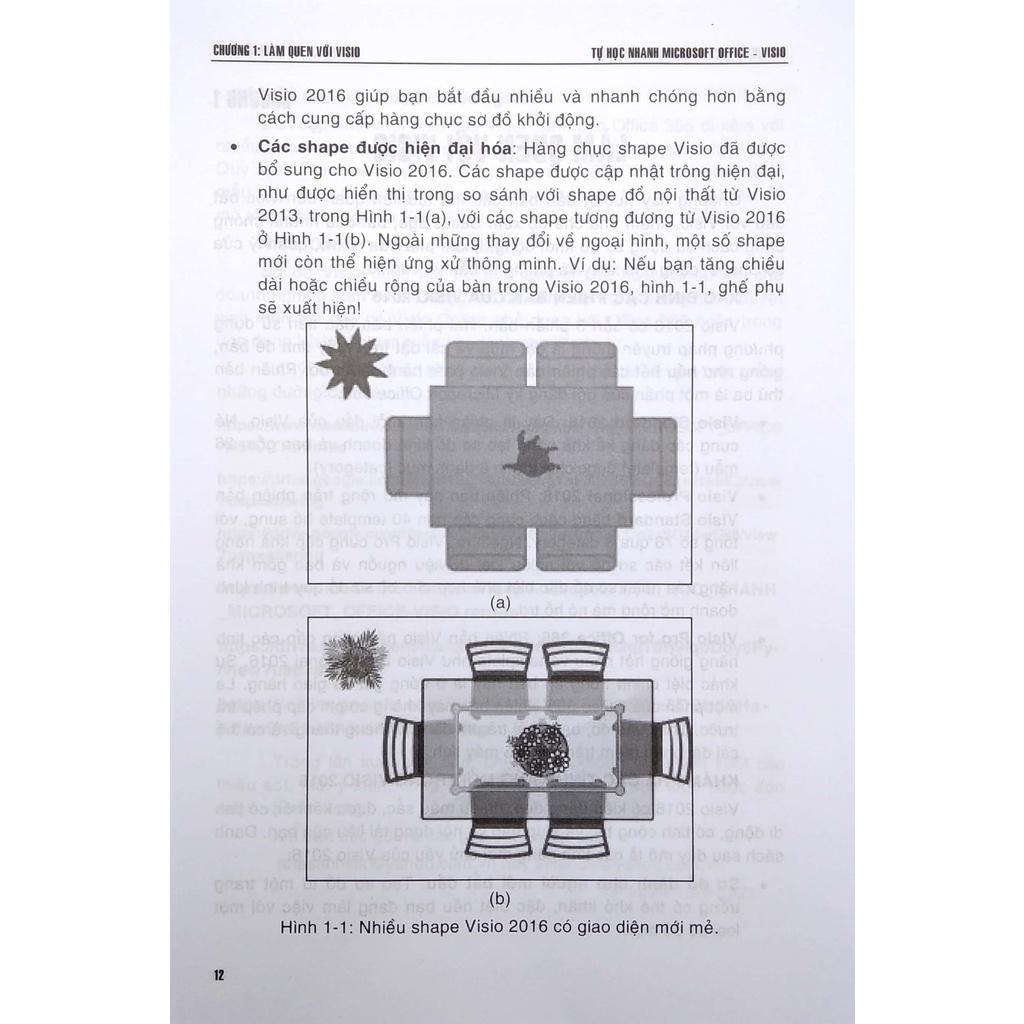 Tự Học Nhanh Microsoft Office - Visio (Dùng Cho Các Phiên Bản 2021 - 2020 - 2019 - 2016)