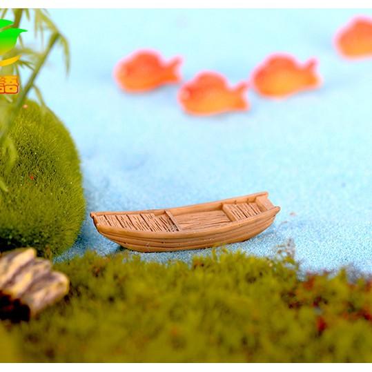Tiểu Cảnh - Thuyền nhỏ, Bè Nhỏ làm tiểu cảnh terrarium/ mô hình trang trí quà tặng trang trí