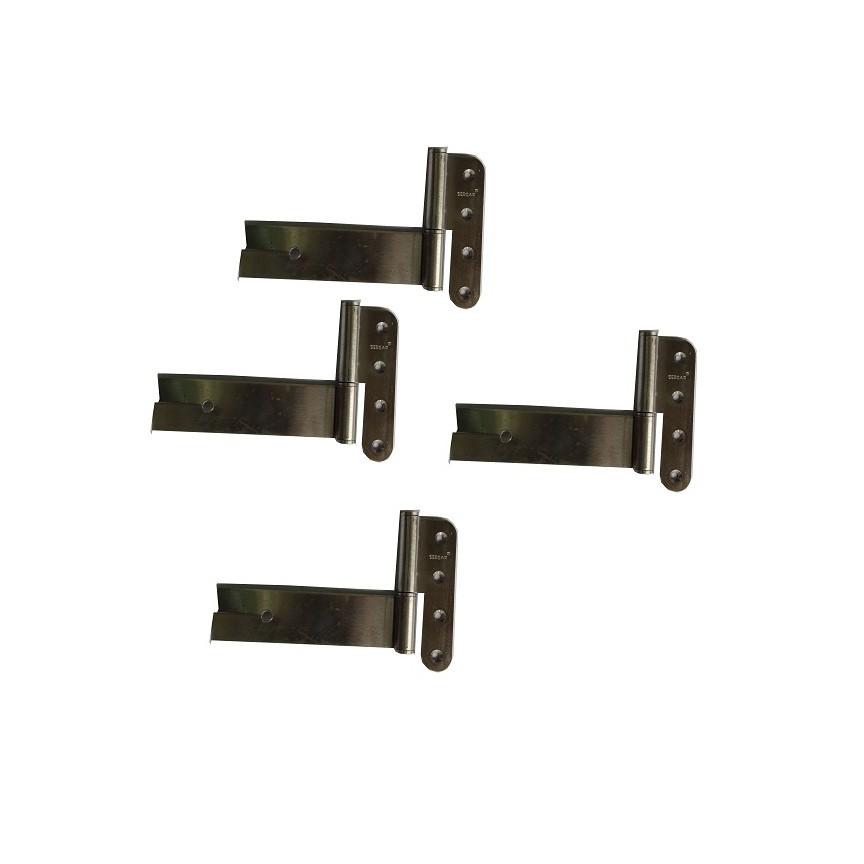 Bộ 4 cái bản lề goong inox số 5