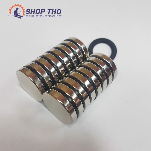 Nam châm trắng tròn D18*3mm