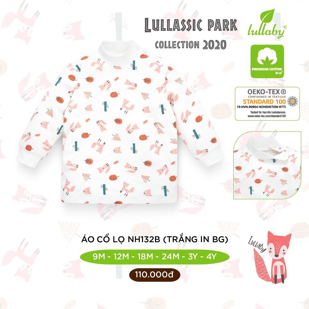 Áo cổ lọ cao cổ chất cotton siêu mềm mịn ấm áp LULLABY cho bé trai bé gái mẫu mới nhất