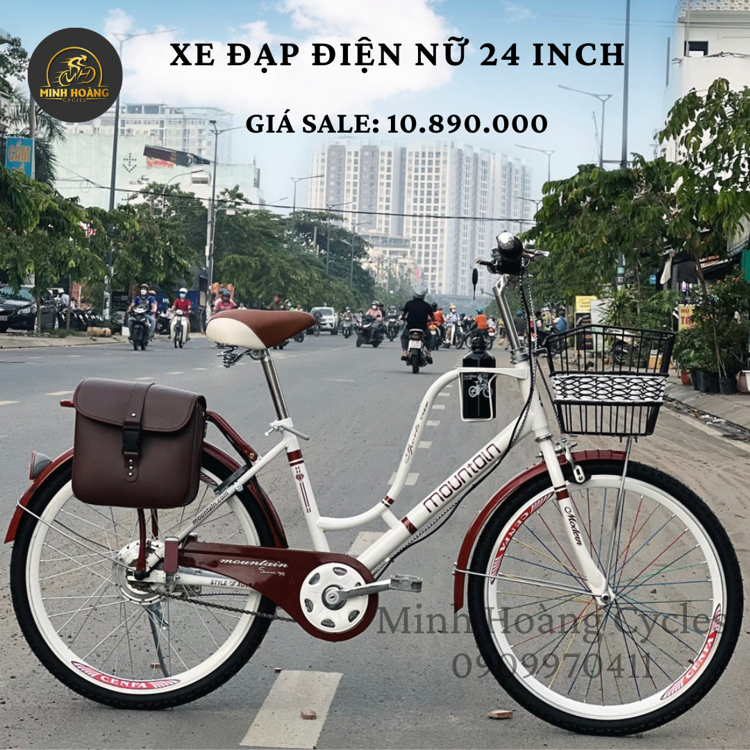 XE ĐẠP ĐIỆN NỮ 24IN