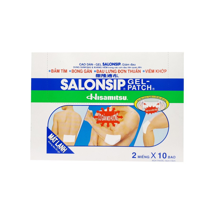 Miếng dán lạnh SALONSHIP ( túi 2 miếng)