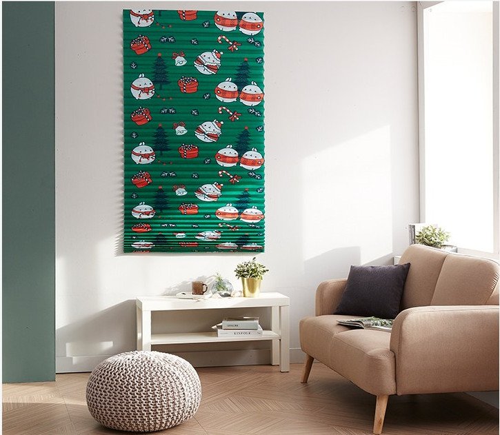 2 TẤM RÈM CỬA TRANG TRÍ GIÁNG SINH