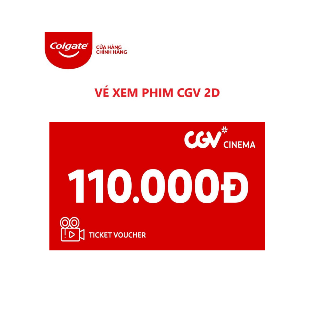 [Quà tặng Colgate] Voucher xem phim CGV