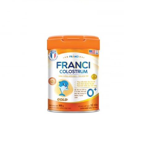 Sữa công thức FRANCI COLOSTRUM GOLD 0+ lon 800g – Tăng cường miễn dịch – đề kháng khỏe mạnh