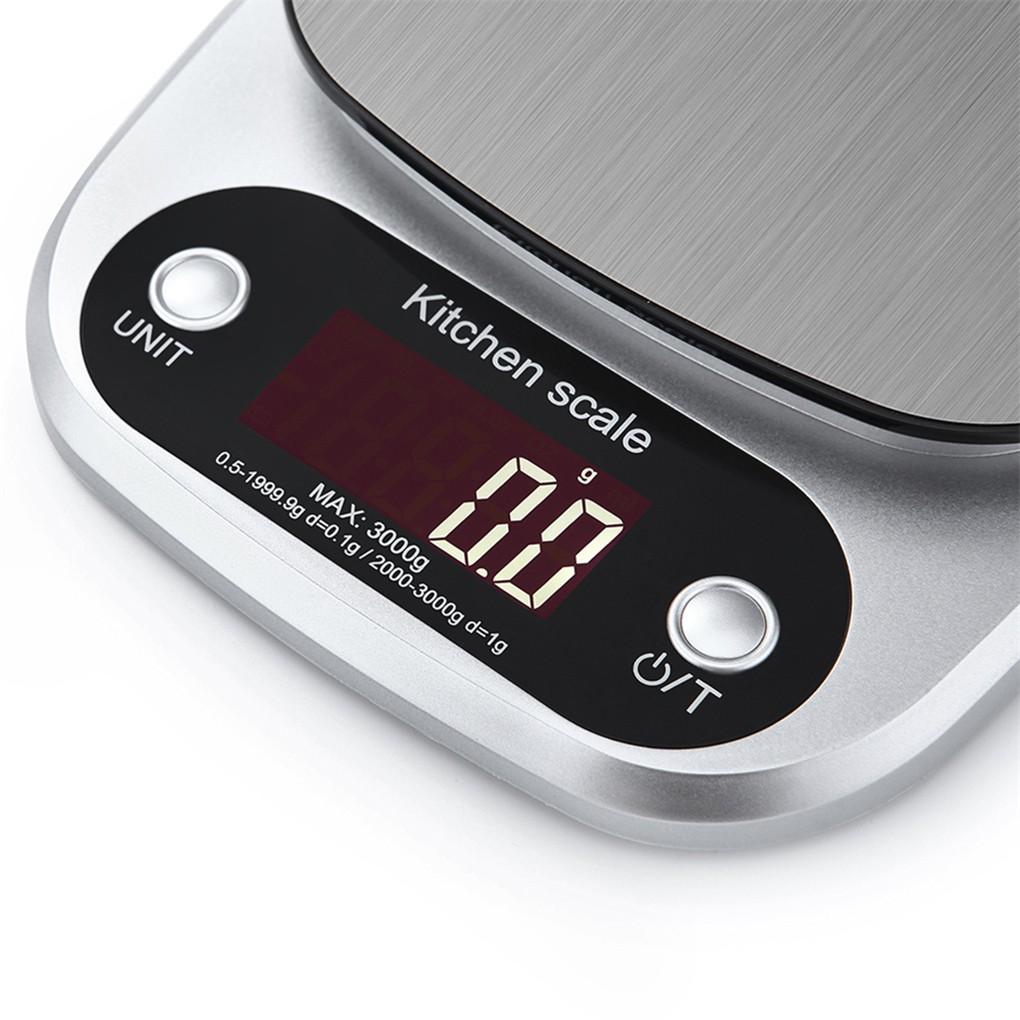 【VOLLTER】 10kg/1g Kitchen Scale Electronic Digital Balance Cuisine Cooking Measure Scale Stainless Steel Weighing Tool