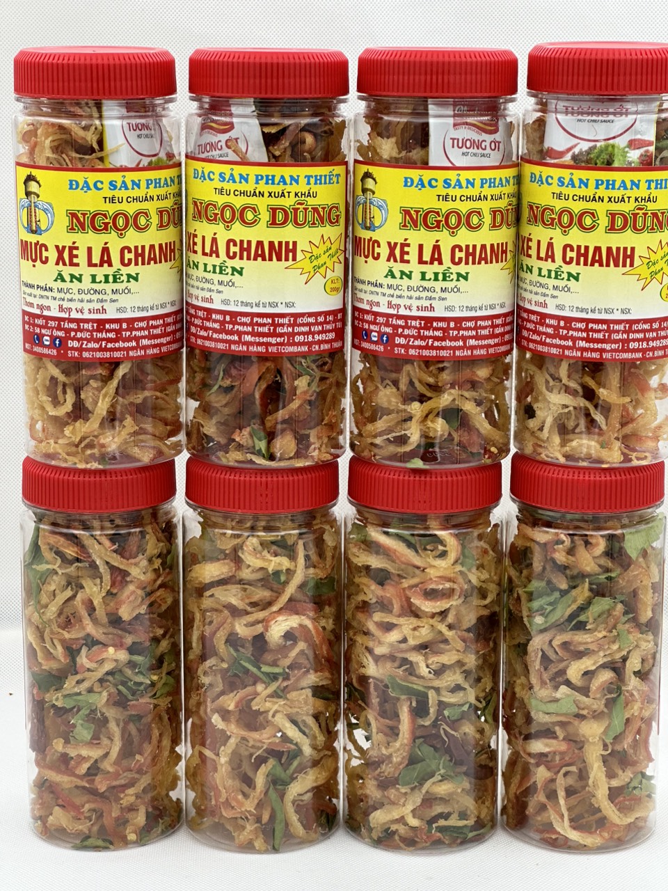 Mực xé lá chanh gói 1 kg đã chế biến ăn liền ngon ơi là ngon của shop Đặc Sản Biển Phan Thiết NGỌC DŨNG. Hạn sử dụng 12 tháng kể từ ngày đặt hàng