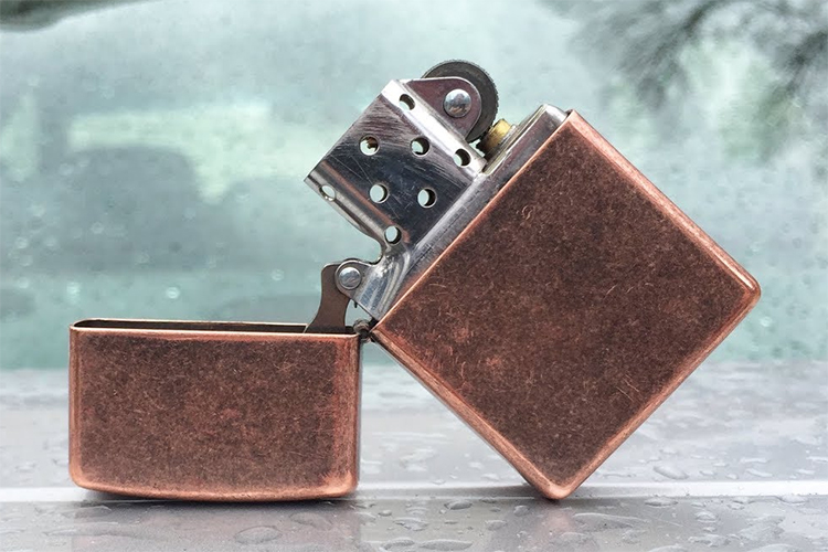 Bật Lửa Zippo Antique Copper 301PB