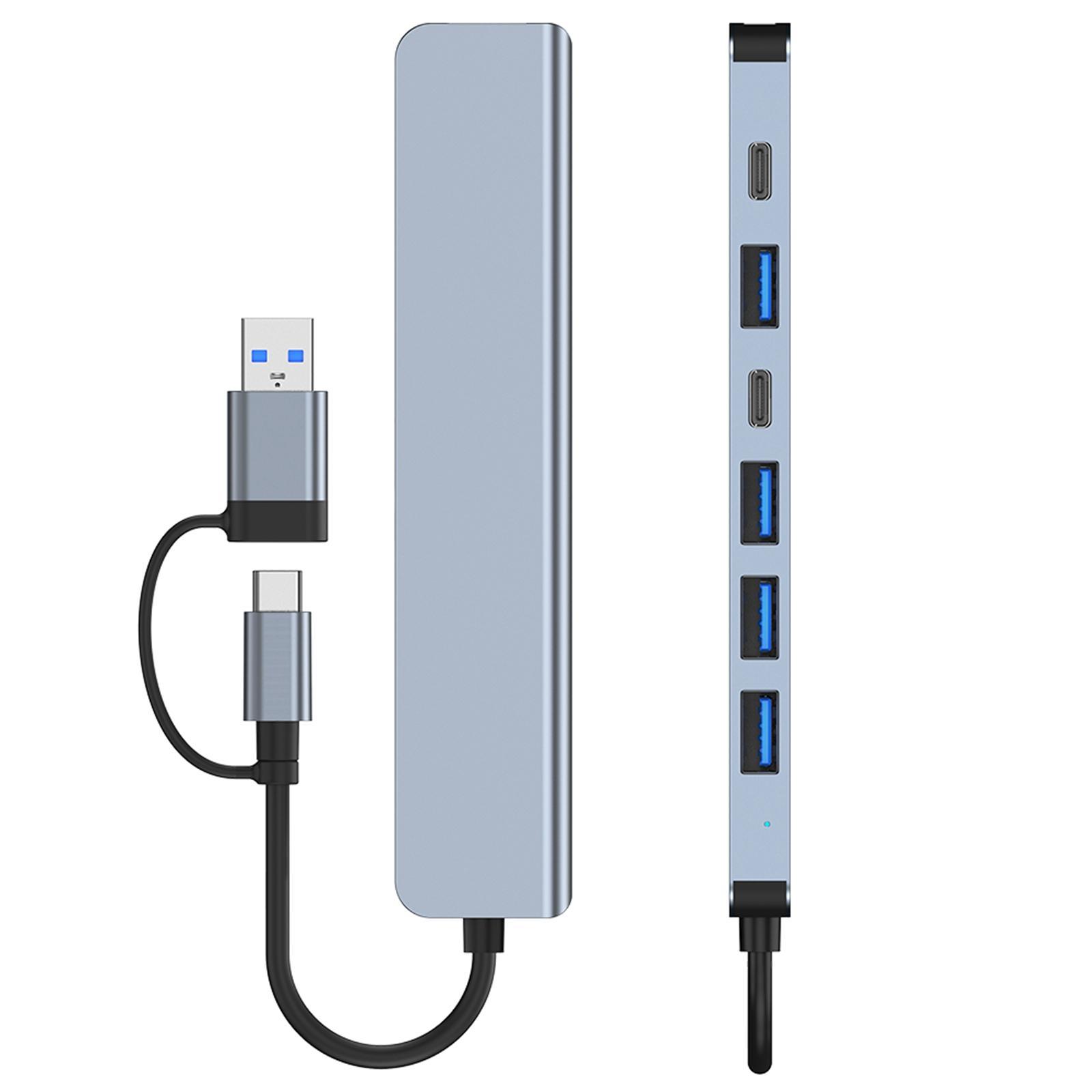 USB Hub 5Gbps Transfer Speed Office Docking Station for Computer