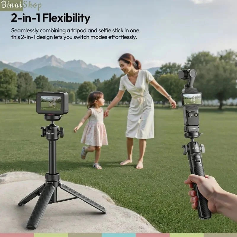 ULANZI MT-90 - Tripod Đa Năng Gọn Nhẹ Tích Hợp Ngàm CKA Quick Release Cho Máy Ảnh, GoPro, Insta360 Và Điện Thoại- hàng chính hãng