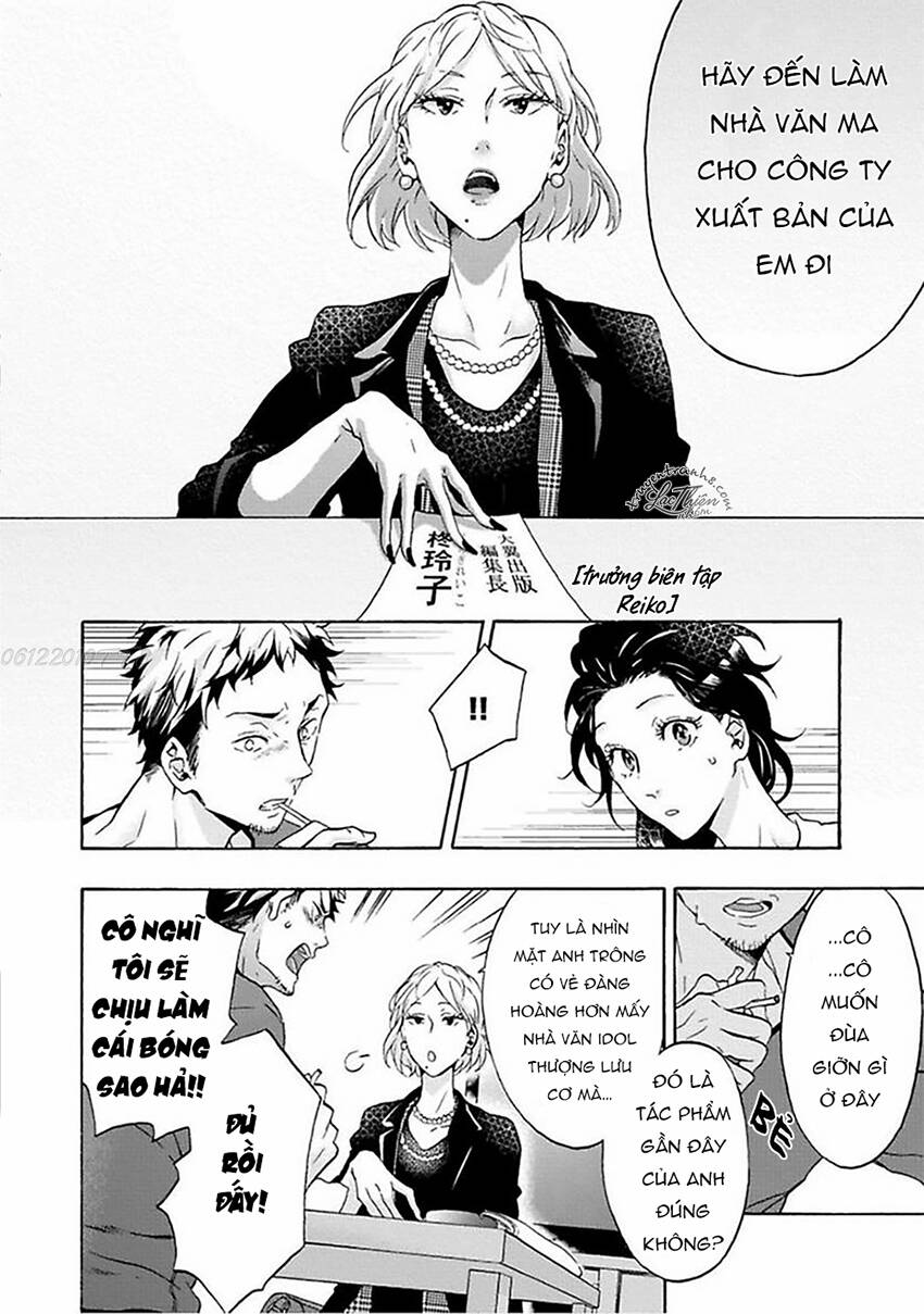 biên tập viên mộng mơ và tiểu thuyết gia chán đời chapter 4 14