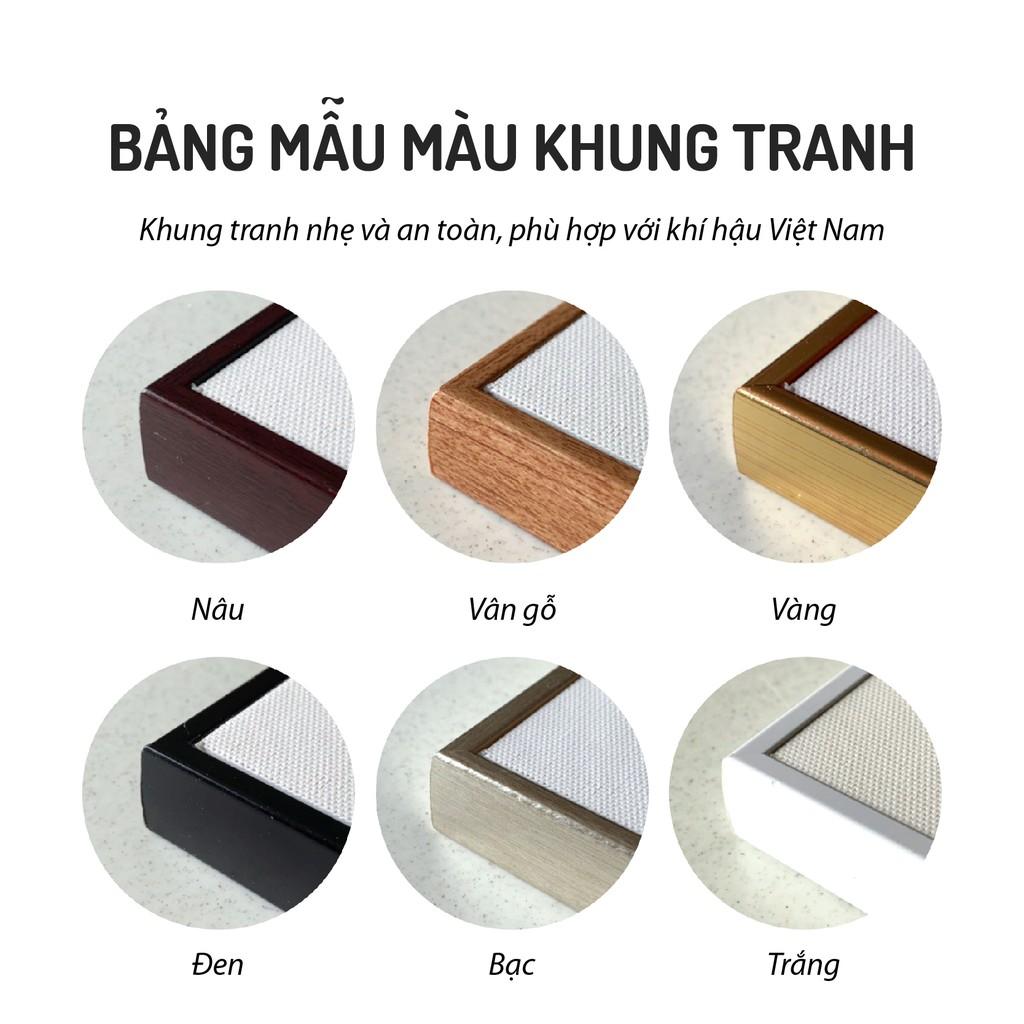 ️ Tranh Canvas treo tường phong cách hiện đại - tặng đinh treo tường 3 chân