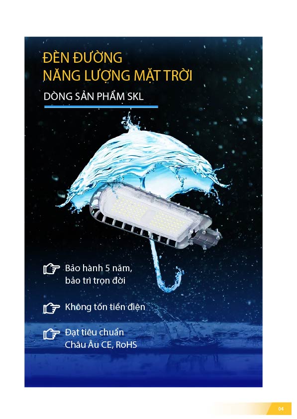 Đèn năng lượng mặt trời SKI SKL120W