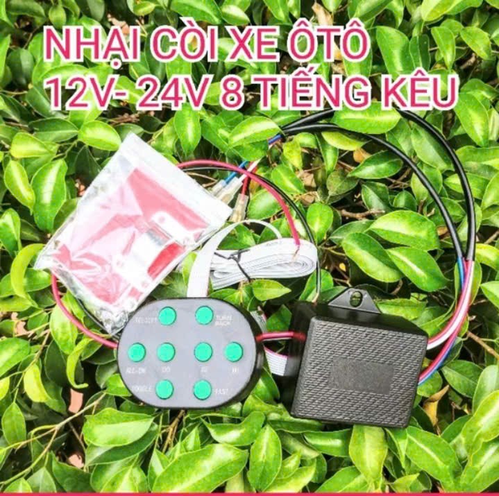 Bộ nhại còi 8 tiếng cho ôtô