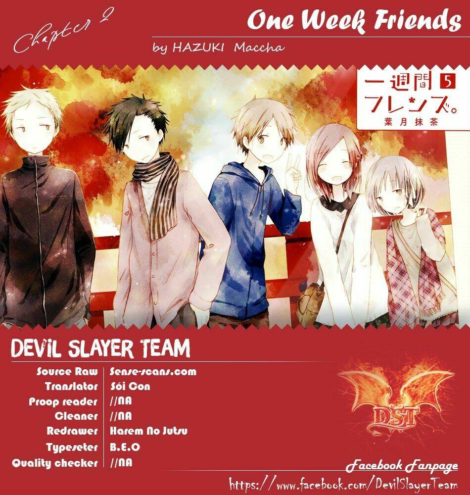 one week friends dst chapter 2 1