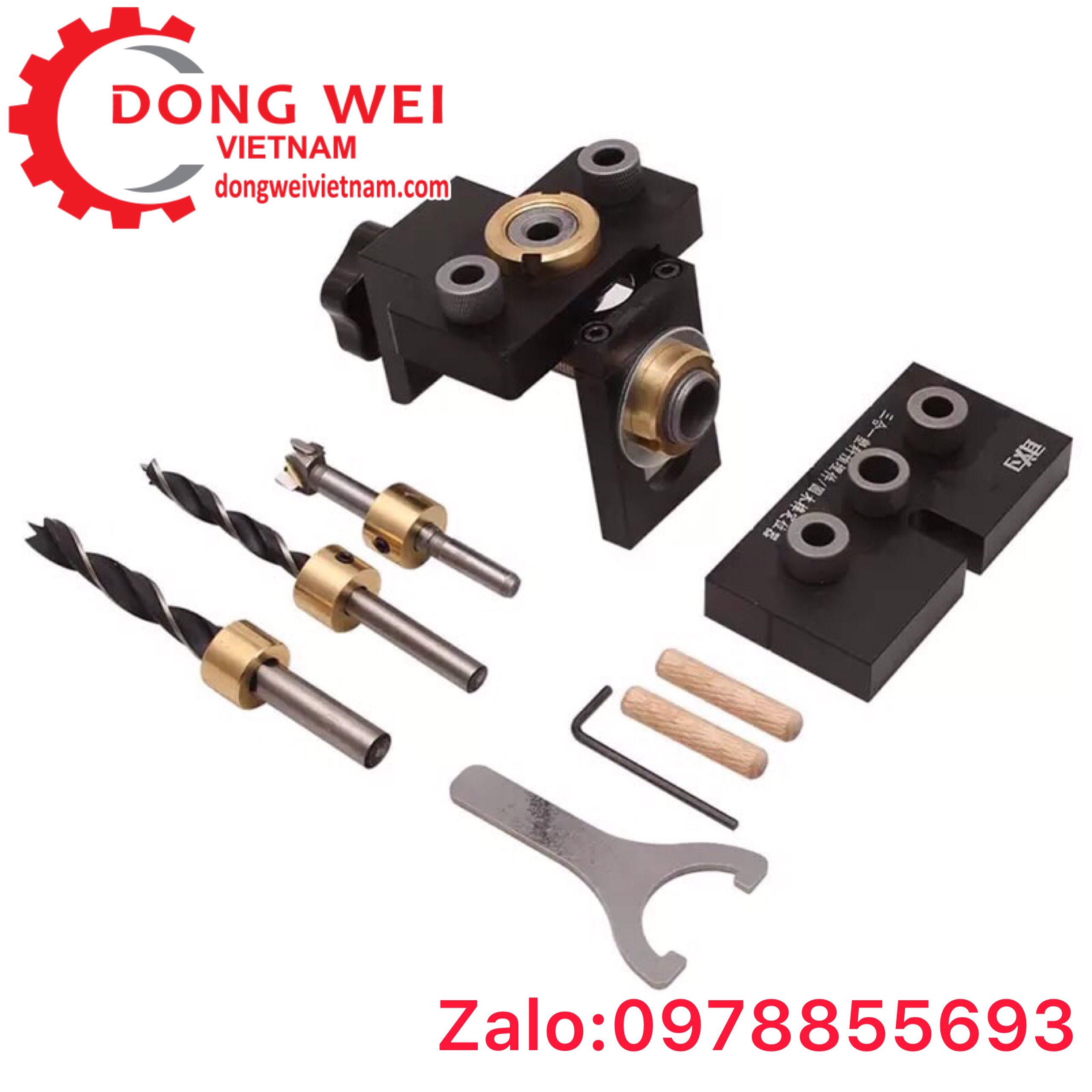 Bộ cữ khoan ốc cam, chốt gỗ cao cấp