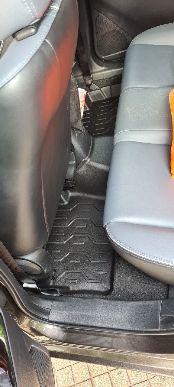 Thảm lót sàn xe ô tô Mazda 2 2019-đến nay Nhãn hiệu Macsim chất liệu nhựa TPV cao cấp màu đen