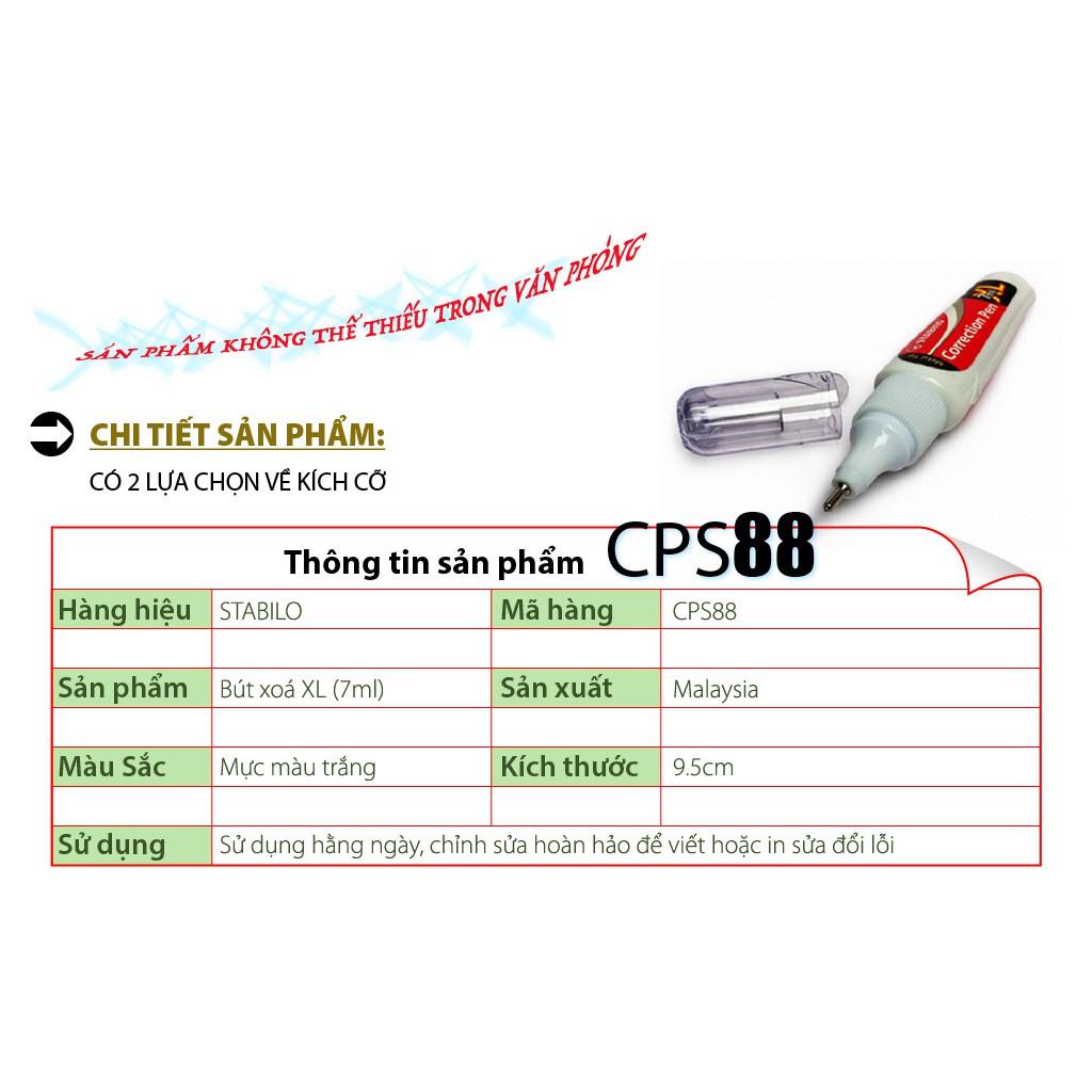 Bộ 2 cây bút xoá STABILO Correction Pen 10ml+7ml (CP88-C2)