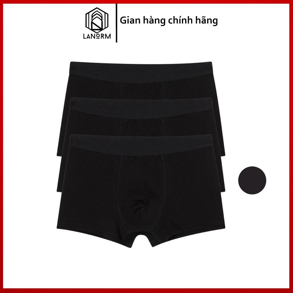 COMBO 3 Quần Sịp ĐÙI Boxer Nam chất liệu SỢI TRE Bamboo kháng khuẩn thương hiệu