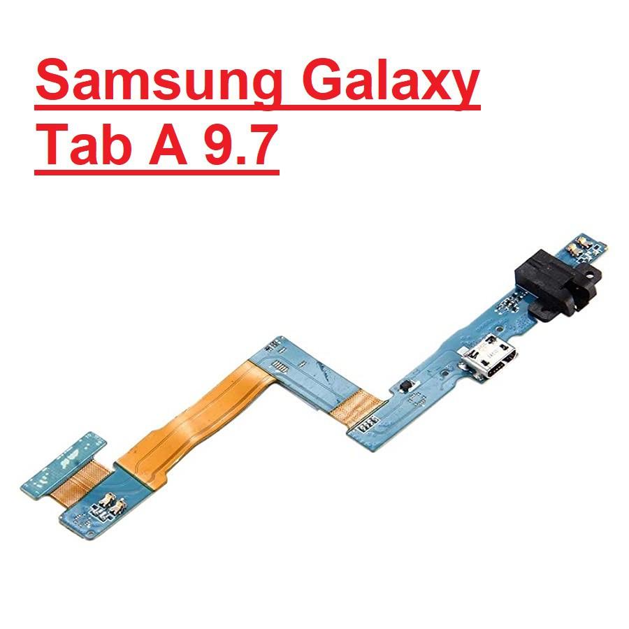 Cụm Chân Sạc Cho Samsung Galaxy Tab A 9.7 T555 T550 P555 Charger Port USB Main Borad Mạch Sạc Linh Kiện Thay Thế